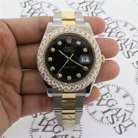 diamond dial rolex 41mm 2tone|rolex oyster dial.